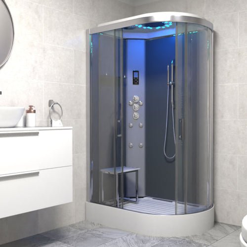 Insignia Platinum Shower Cabin 1200x800mm - Chrome Frame/Left Hand