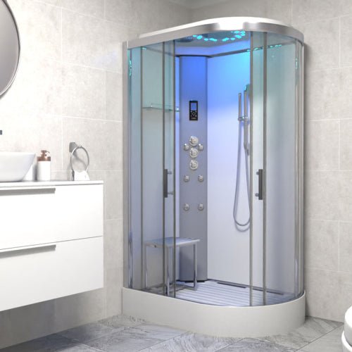 Insignia Platinum Shower Cabin 1200x800mm - Chrome Frame/Left Hand