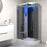 Insignia Platinum Shower Cabin 1200x800mm - Chrome Frame/Left Hand