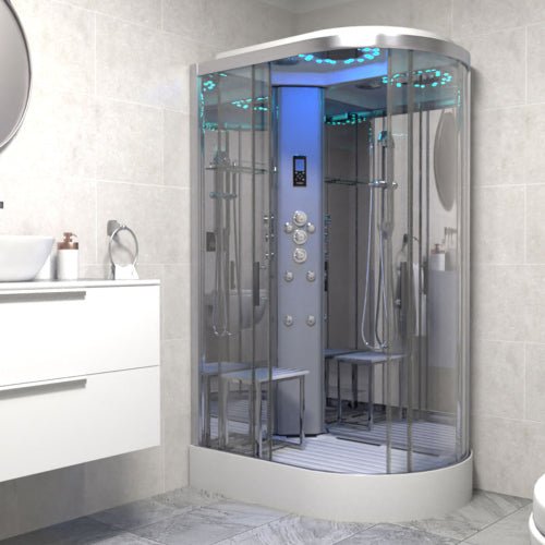 Insignia Platinum Shower Cabin 1200x800mm - Chrome Frame/Left Hand