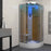 Insignia Platinum Steam Shower 1000x1000mm - Chrome Frame