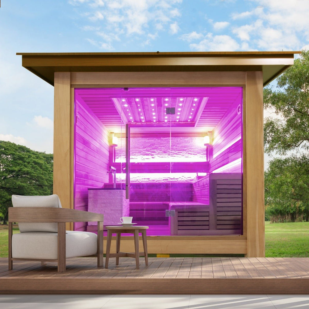 Insignia V2 Ultimate 6 to 8-Person Garden Sauna Cedar Wood