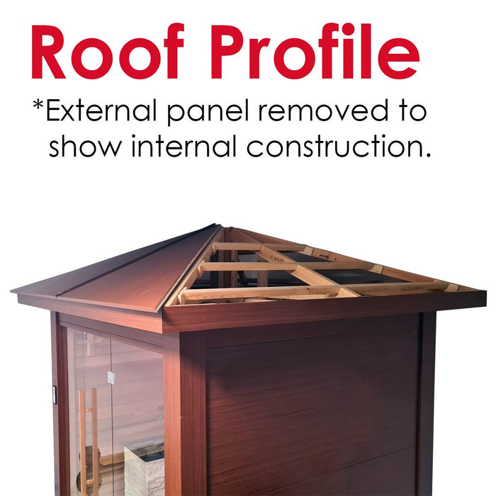 Insignia V2 Ultimate 6 to 8-Person Garden Sauna Cedar Wood