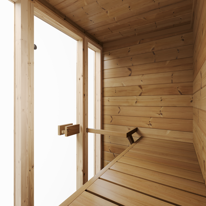 SaunaSupply Ella Cube Thermowood Sauna - 2 person