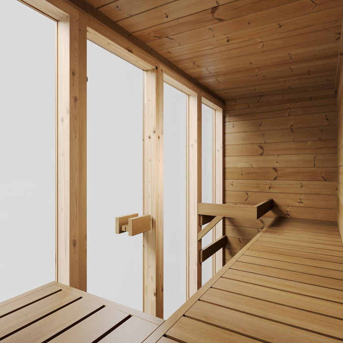 SaunaSupply Ella III Cube Thermowood Sauna - 4 person