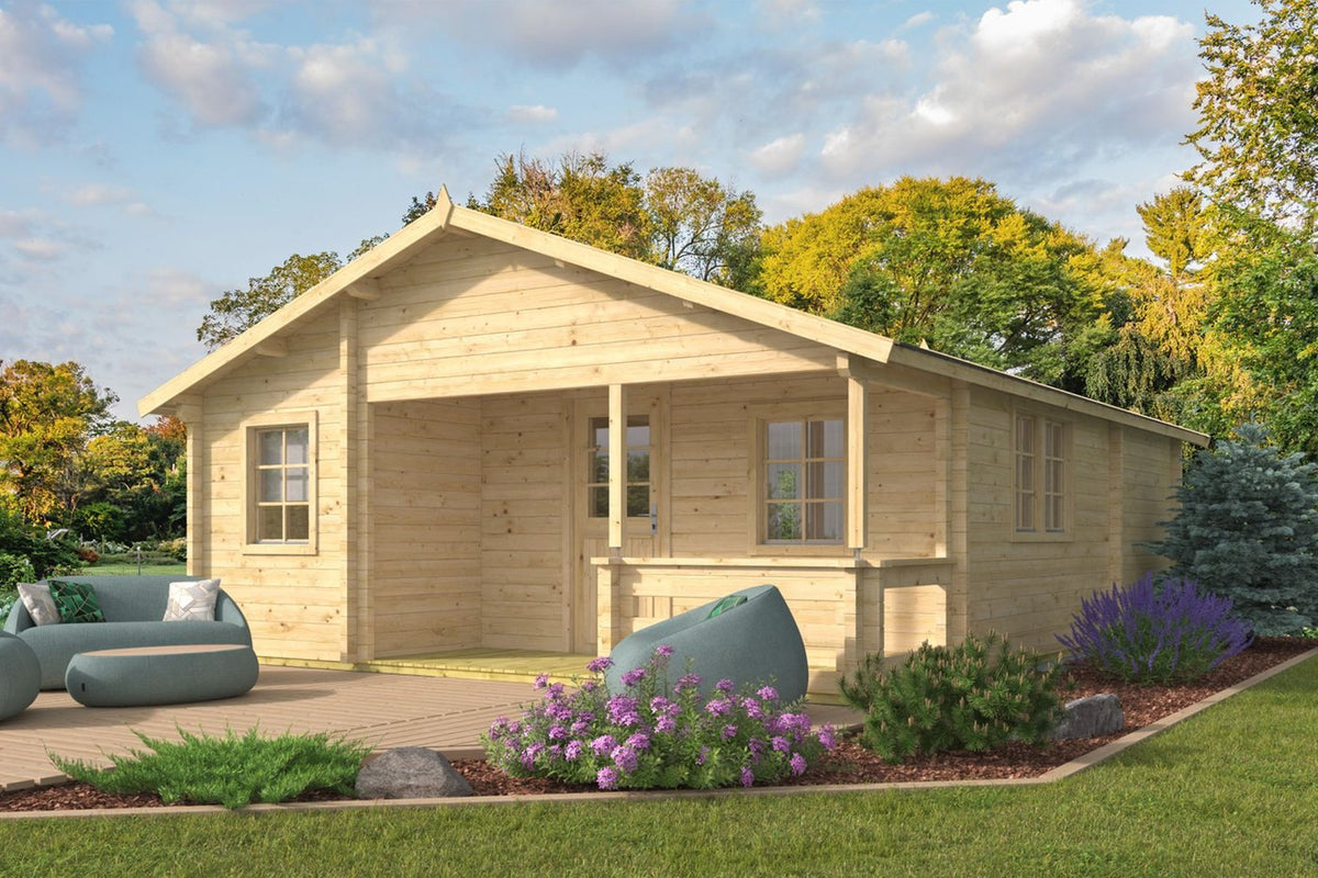 Kay Log Cabin 5.95m x 8m