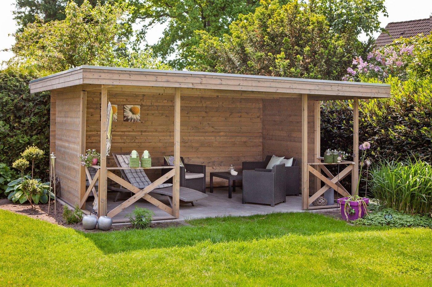 Konstantin Log Cabin Gazebo 5 x 3.4m