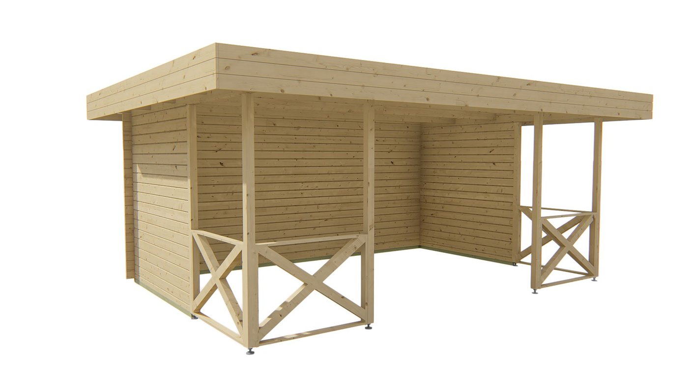 Konstantin Log Cabin Gazebo 5 x 3.4m