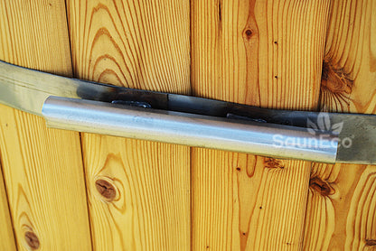 Wood fired hot tub + Siberian Larch + Ø 1.5 meters + for up to 3 people