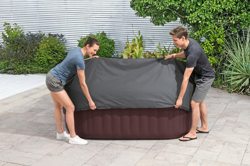 Lay-Z-Spa square thermal hot tub cover large 201cm