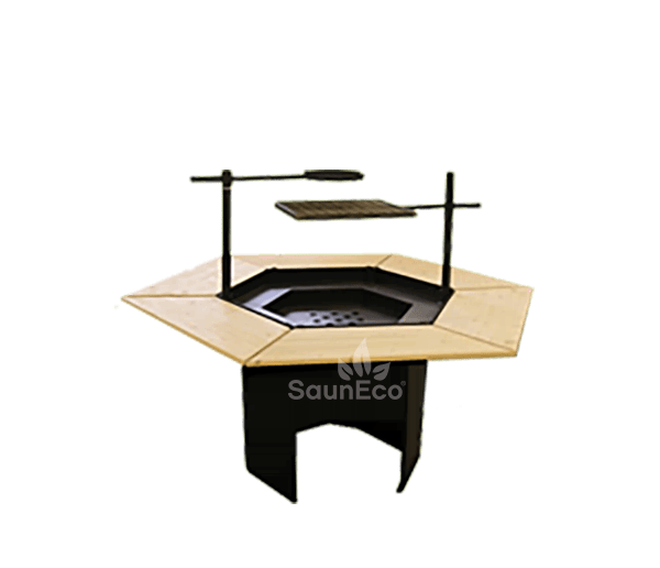 30ft² Spacious Wooden Gardenhouse + For 10 person + Equipped With A Large Grill