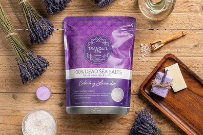 Tranquil Spa Dead Sea Salts – Lavender Hot Tub Soak