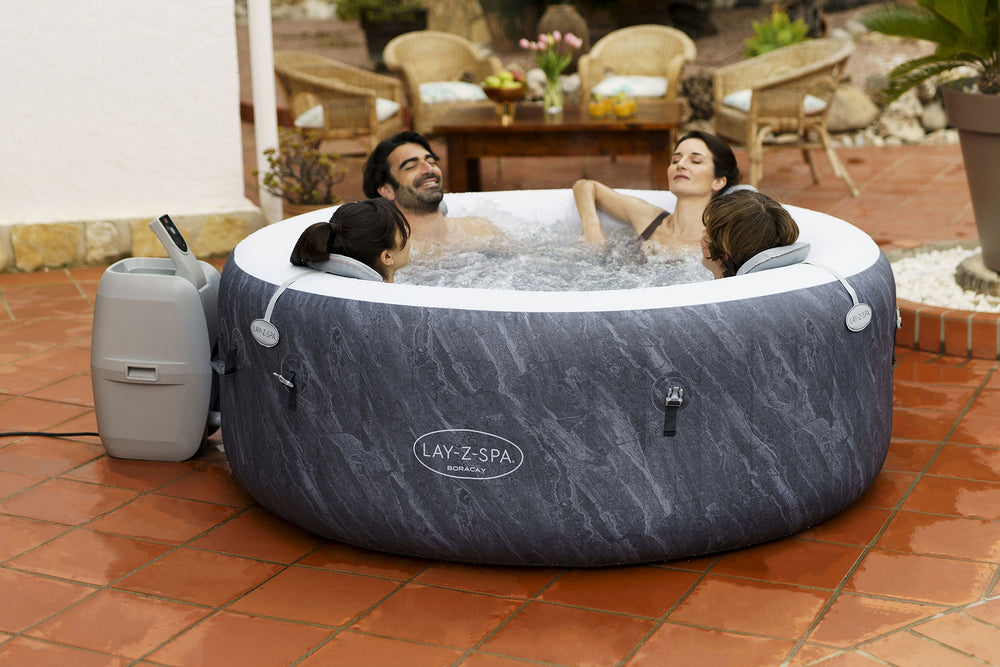 Ryny Boracay AirJet hot tub slate design close up