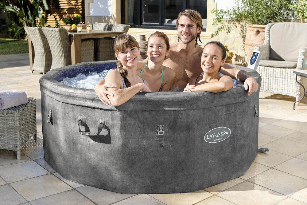 lay-Z-Spa Carrara AirJet foam hot tub for 4 people