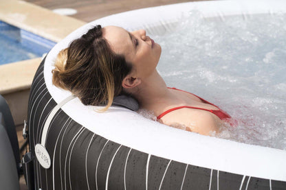 lay-Z-Spa Hollywood AirJet hot tub with pillows