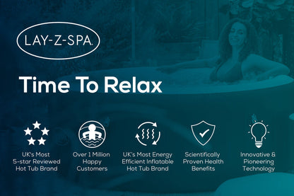 Lay-Z-Spa Miami energy efficient inflatable hot tub