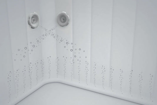 HydroJet nozzle installed on Lay-Z-Spa hot tub