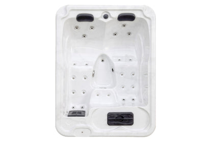 lay-Z-Spa Monte Carlo hot tub top view showing jets