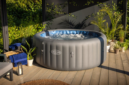 Lay-Z-Spa Santorini HydroJet Pro hot tub in grey