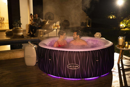 lay-Z-Spa Hollywood AirJet hot tub with colour changing lights