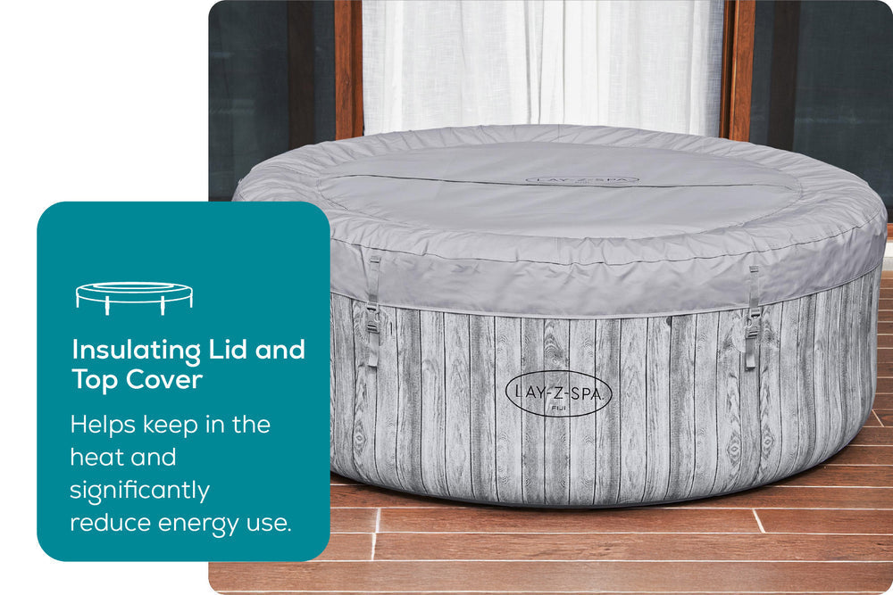 Ryny Fiji AirJet inflatable hot tub lifestyle photo