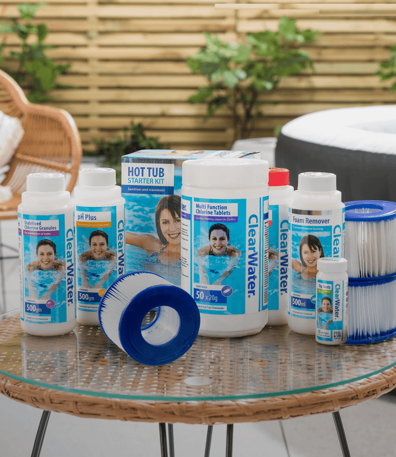 Lay-Z-Spa chemical starter kit dosing guide