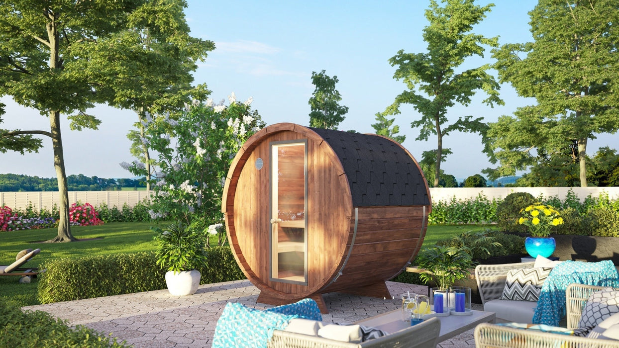SAUNAONES® Barrel Sauna Serenity Nature Air 3