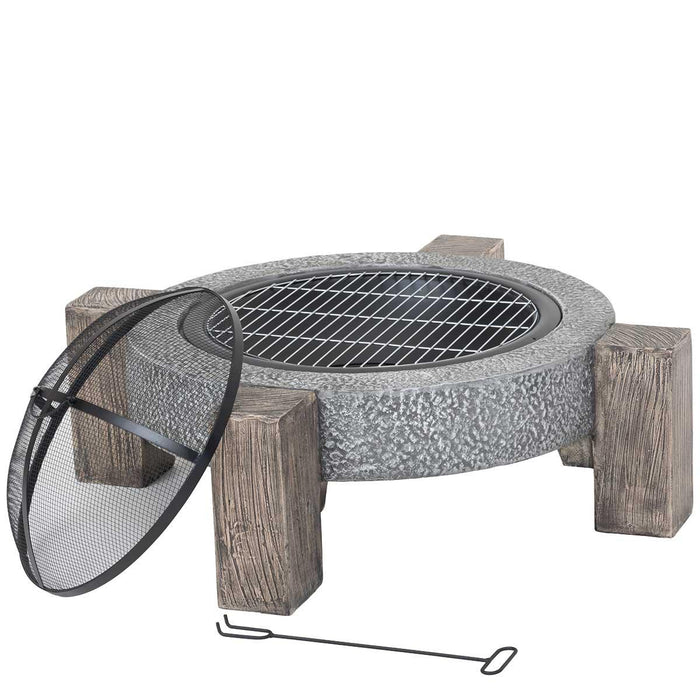 Lifestyle Calida MGO Fire Pit With Removable Grill