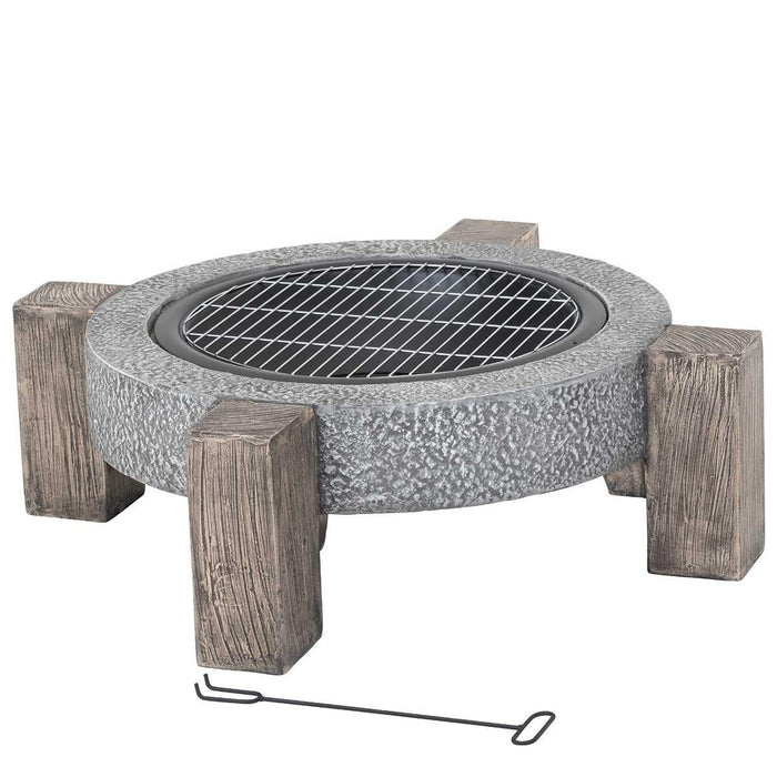 Lifestyle Calida MGO Fire Pit With Removable Grill