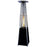 Lifestyle Tahiti II 13kW Black Pyramid Flame Heater