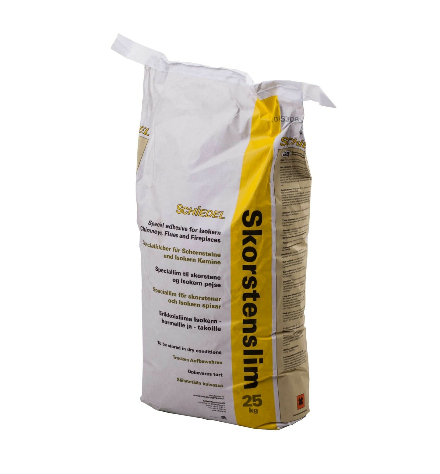 Isokern Skorstenslim 5kg pumice chimney lip glue tub