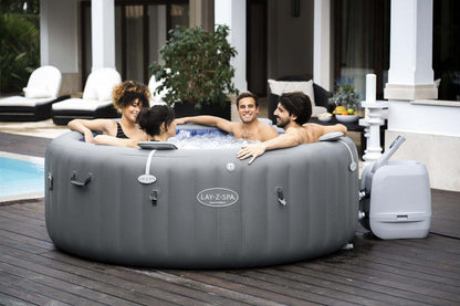 Lay-Z-Spa Santorini luxury inflatable hot tub with Hydrojets