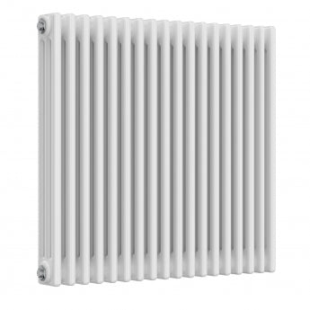 MaxHeat Evesham White Horizontal Traditional 3-Column Radiator