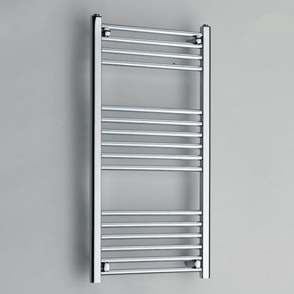 Prestige K-Rail Chrome Straight Heated Ladder Towel Rail