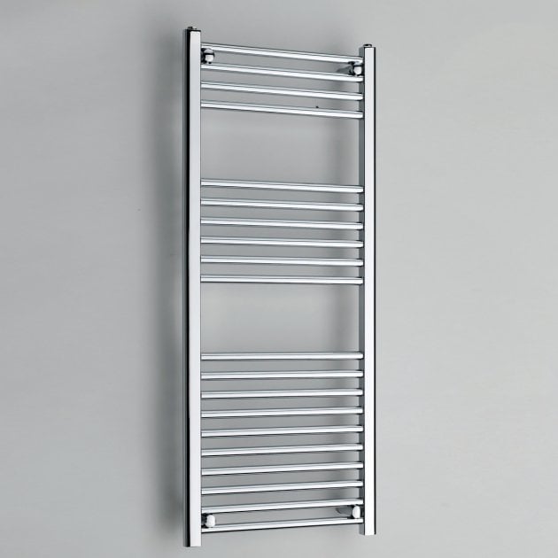 Prestige K-Rail Chrome Straight Heated Ladder Towel Rail