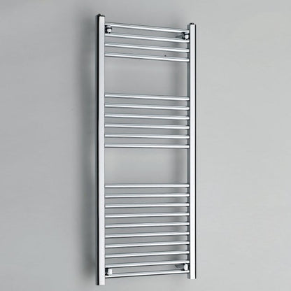 Prestige K-Rail Chrome Straight Heated Ladder Towel Rail
