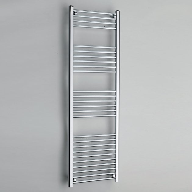 Prestige K-Rail Chrome Straight Heated Ladder Towel Rail