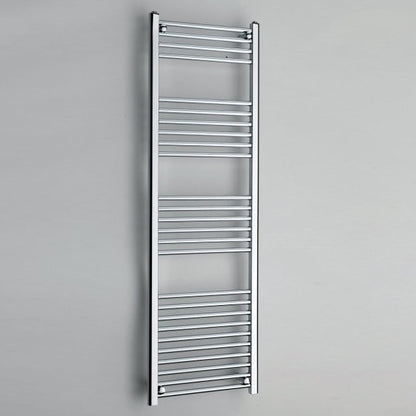 Prestige K-Rail Chrome Straight Heated Ladder Towel Rail