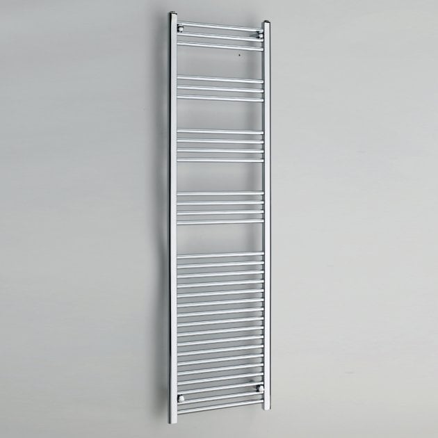 Prestige K-Rail Chrome Straight Heated Ladder Towel Rail