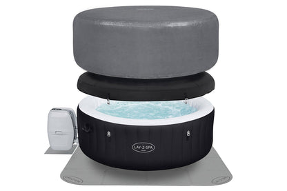 Lay-Z-Spa Miami Energy Saving Bundle with thermal cover and ground mat