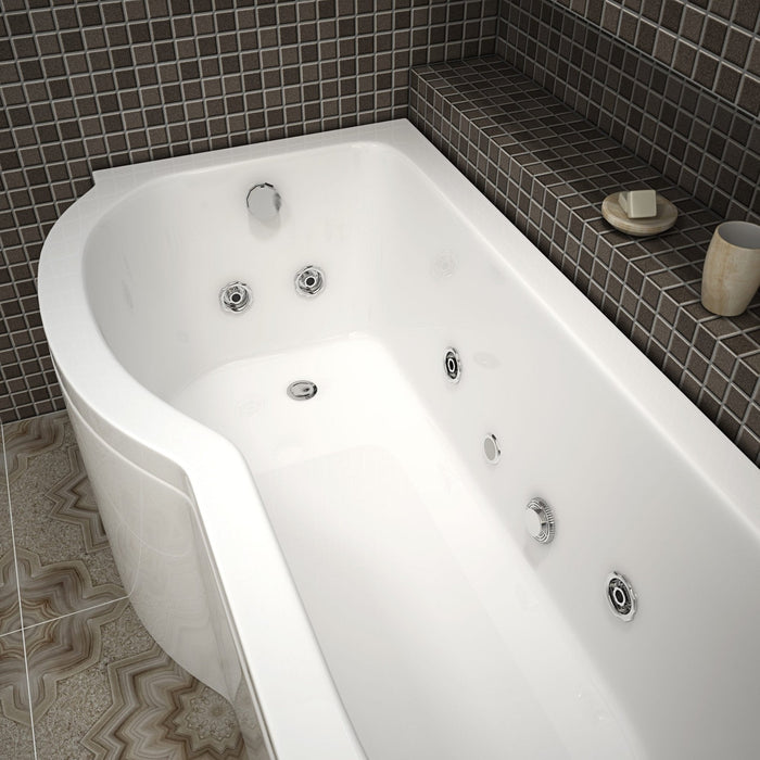 Milan Whirlpool P Shape Bath