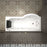 Milan Whirlpool P Shape Bath