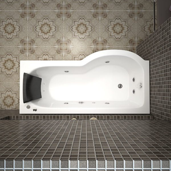Milan Whirlpool P Shape Bath
