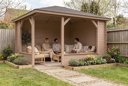 Mitch Log Cabin Gazebo 3.5 x 3.5m