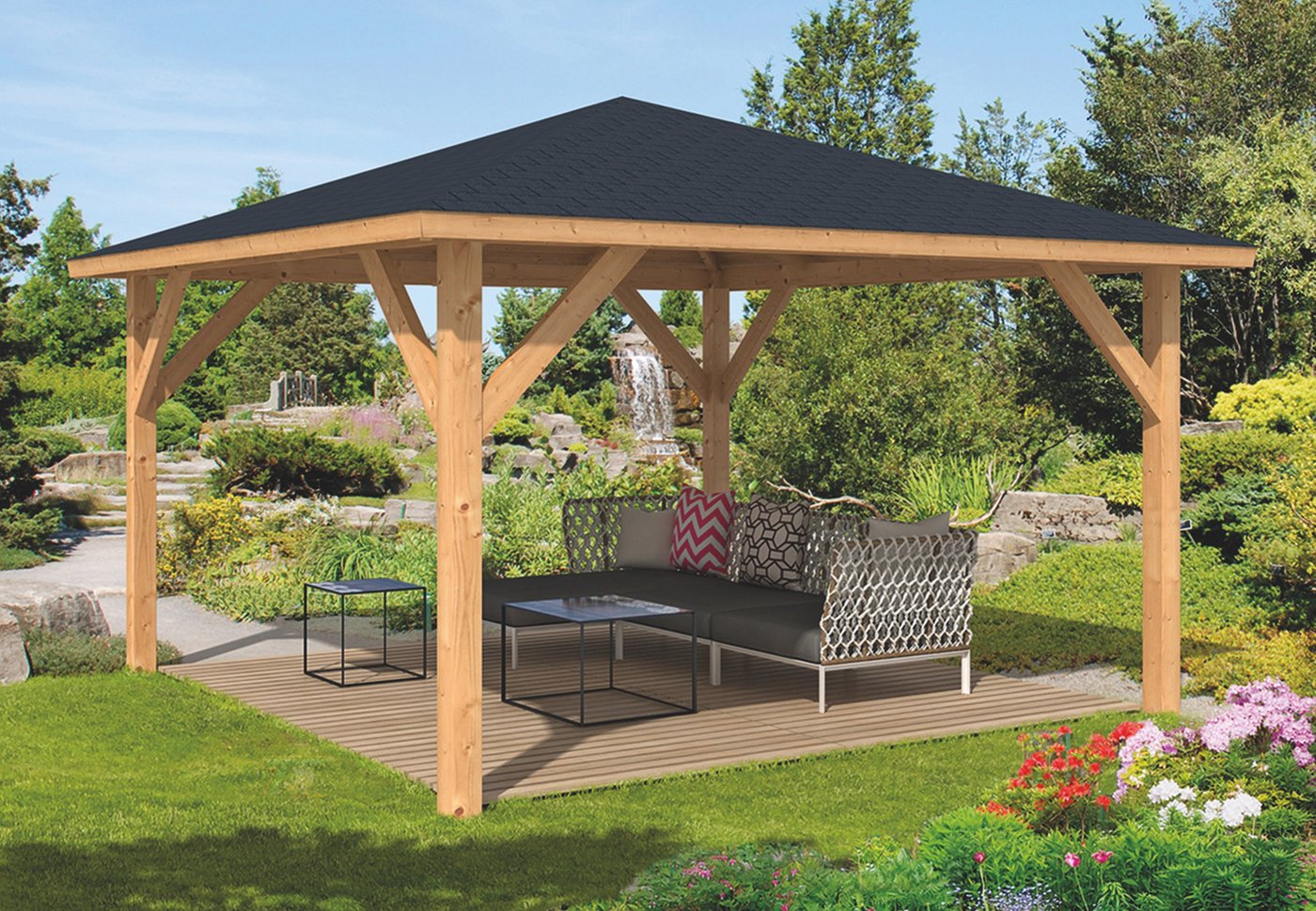 Syros Douglas Gazebo 4.3 x 4.3m