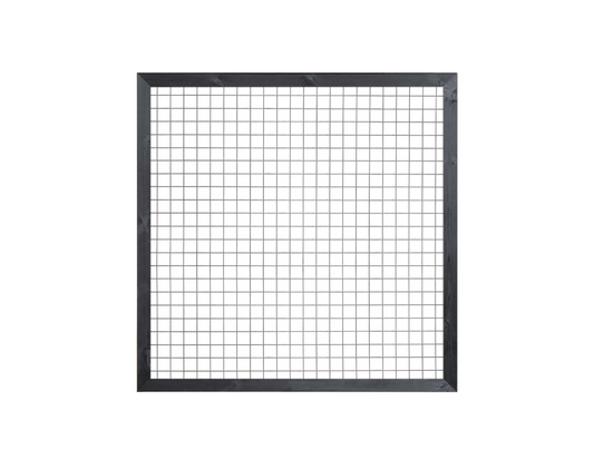 Wire Mesh Element With Frame - Black Coated