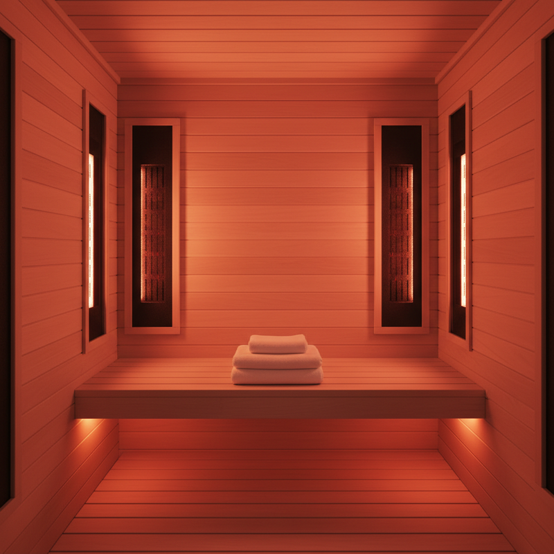 Modern Infrared Sauna Interior