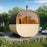 SAUNAONES® Barrel Sauna Serenity Nature Air 6