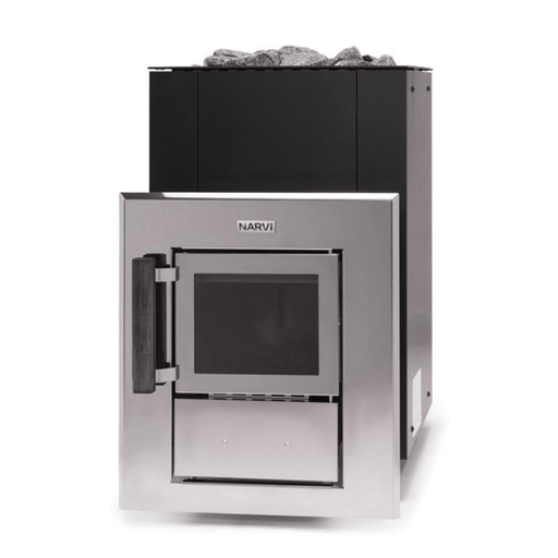 Narvi Kuru 14 Through-the-Wall Wood-Burning Sauna Heater