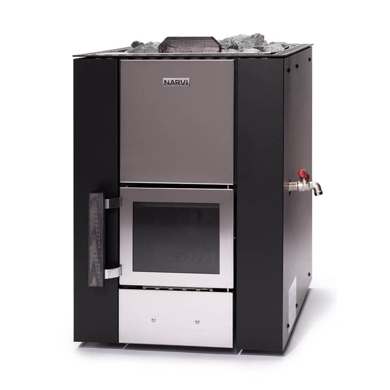 Narvi Kuru 14 Through-the-Wall Wood-Burning Sauna Heater